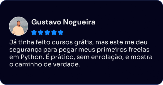 Depoimento de Gustavo Nogueira sobre conseguir seus primeiros trabalhos com Python