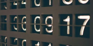 números inteiros sendo mostrados