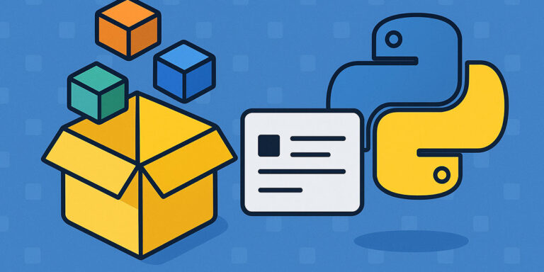 Ilustração de módulos no Python