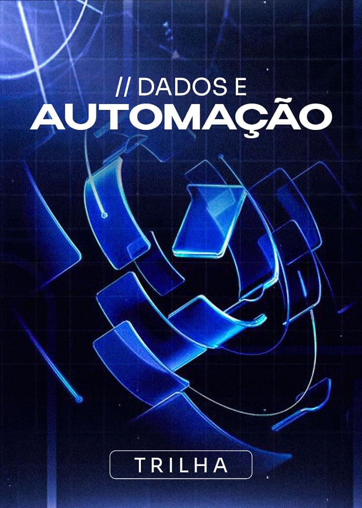 Capa da trilha dados e automação do curso de Python da Academify