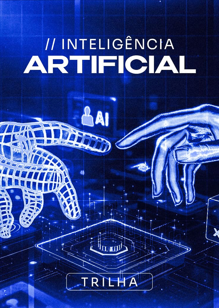 Capa da trilha inteligência artificial do curso de Python da Academify