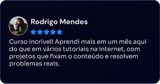 Depoimento do curso de Python da Academify