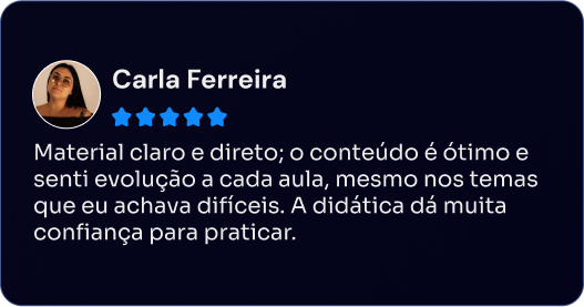 Depoimento do curso de Python da Academify
