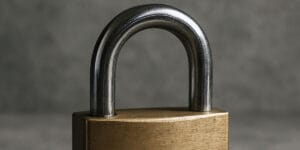 Foto de um cadeado