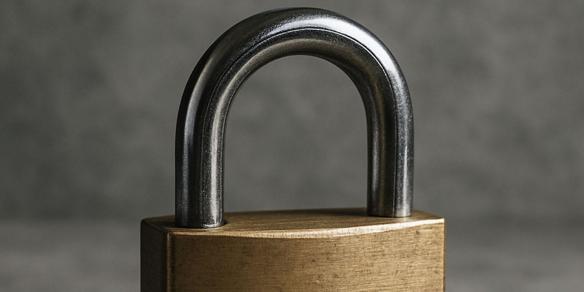 Foto de um cadeado