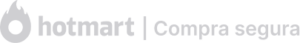 Selo com o logo da Hotmart e o texto 'compra segura'