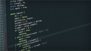 Code editor with numbered lines representing the Python linecache module