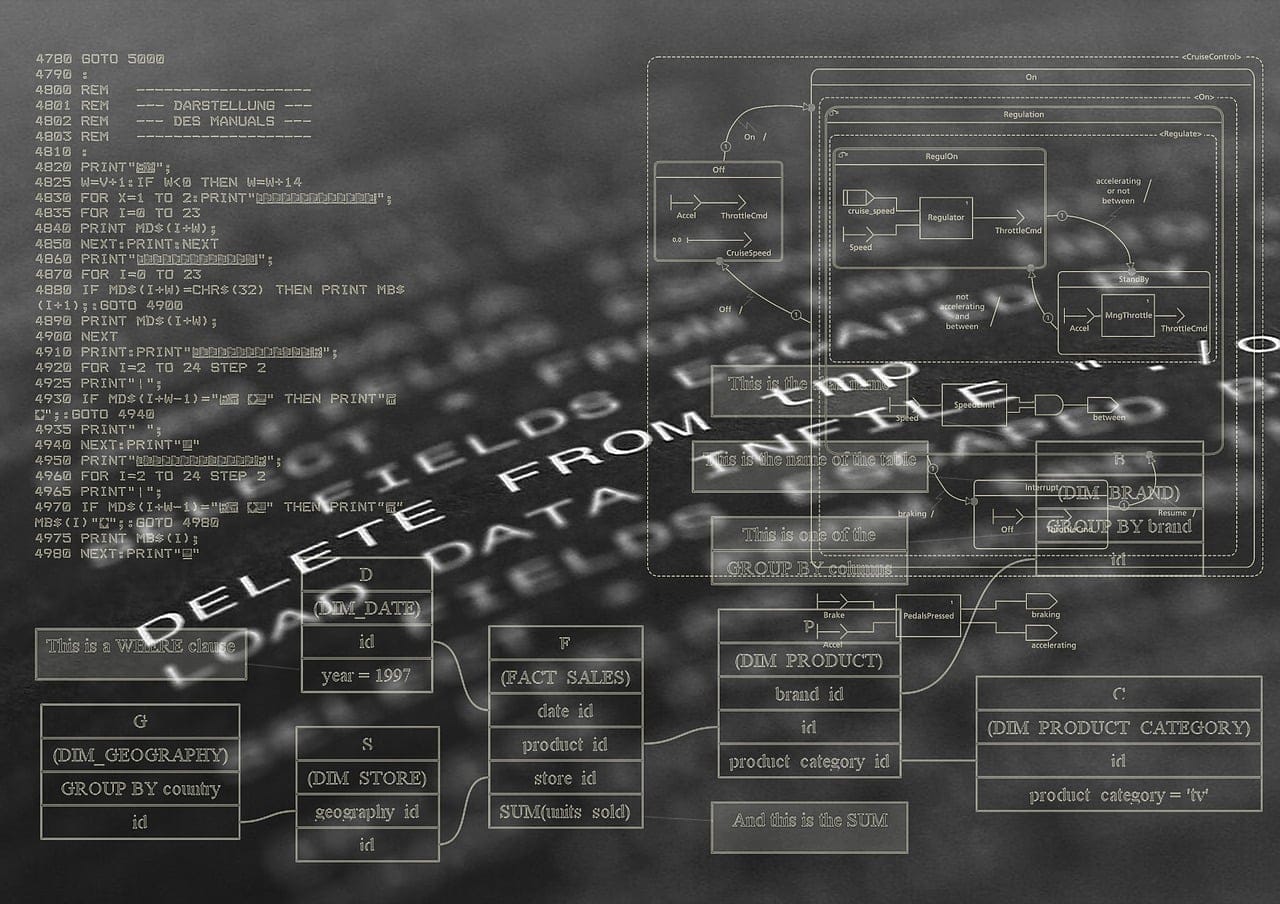 Source code representing reserved words and soft keywords in Python