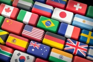 Teclado internacional que representa números, moneda y fechas con locale en Python