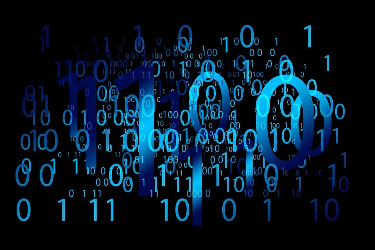 Binary code network representing the import graph analyzed with Python modulefinder